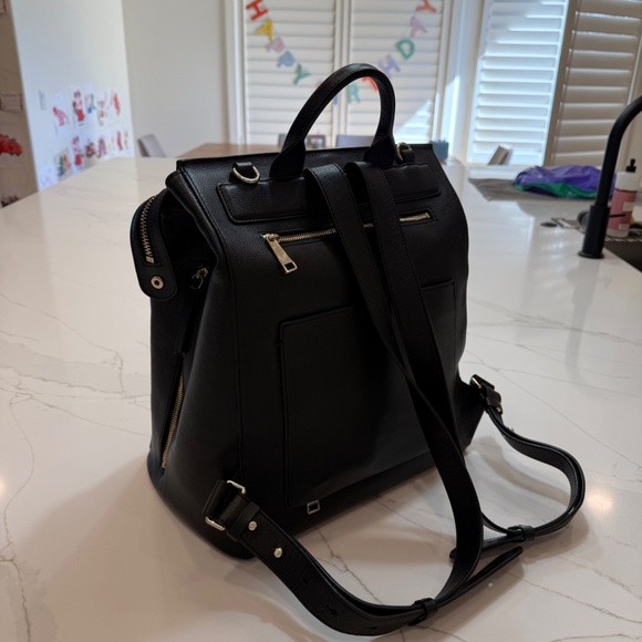 Mina Baie Harper Full Backpack (Leather) in Black Gold - Picture 3 of 3